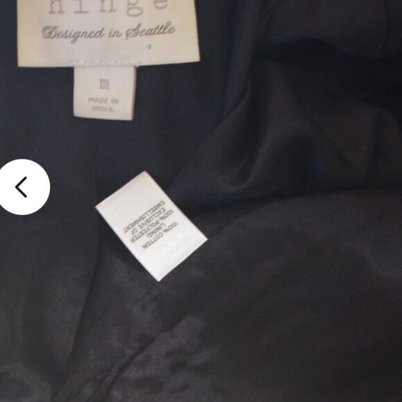 Hinge Womens Sequins Embellished Cotton Sleeveless Vest Metallic Size M - Picture 4 of 8